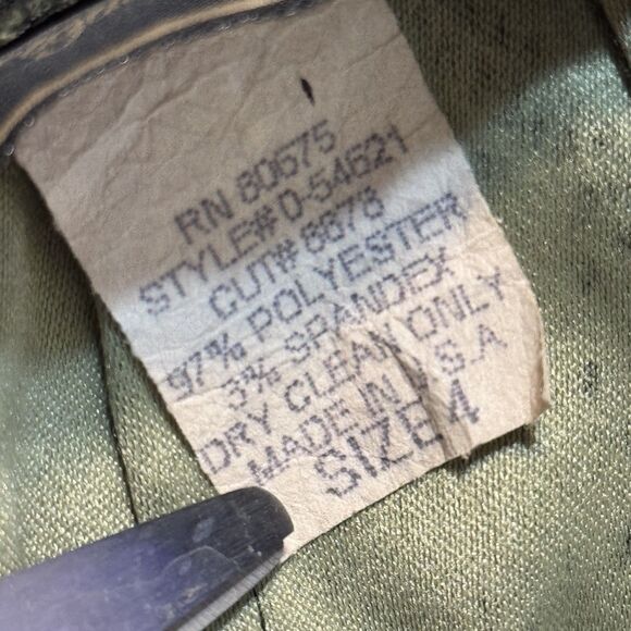 Intriguing Threads Skirt Womens size 4 Green Snakeskin Print Animal Pattern USA - Picture 10 of 10